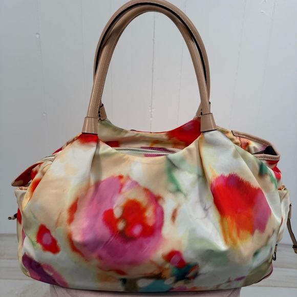 Kate Spade Veranda Place Stevie Multicolor Nylon Floral Shoulder Bag Waterproof - Picture 2 of 9